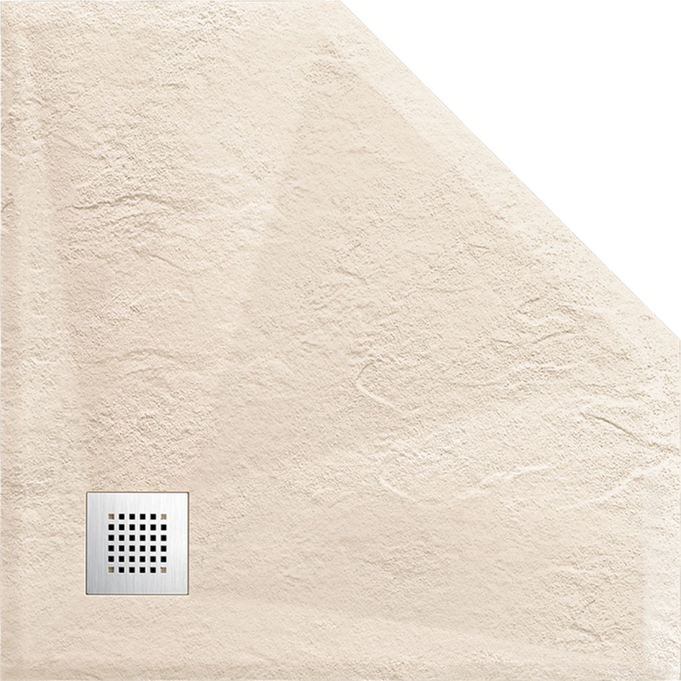 Поддон для душа из искусственного камня VST-4SP9090C, 900*900*25, бежевый