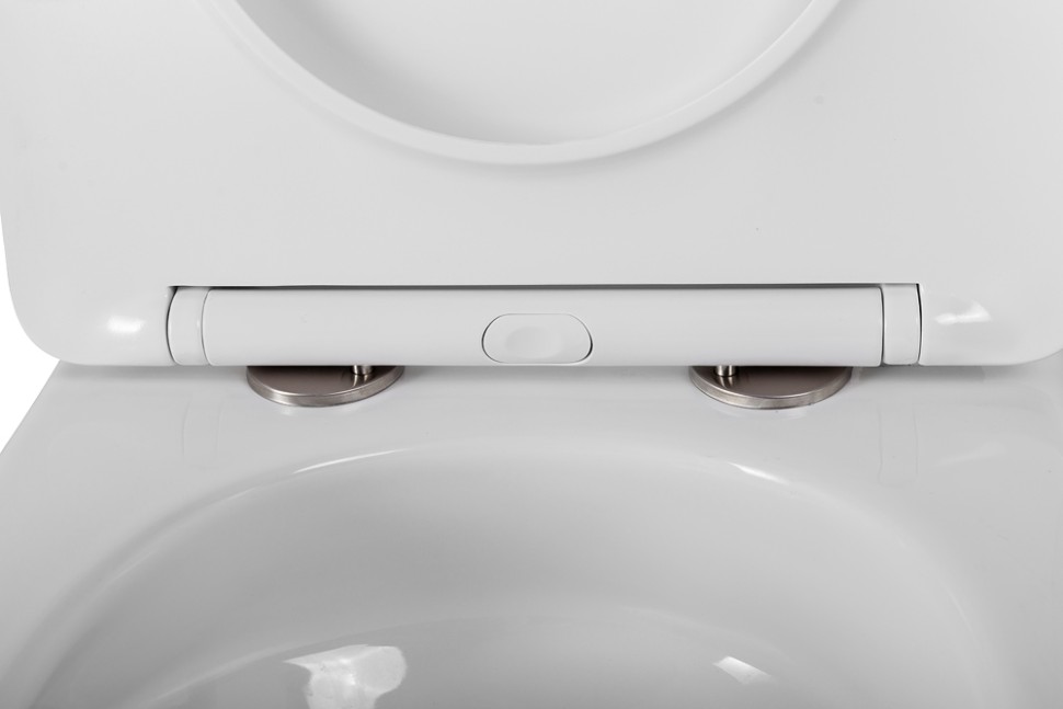 Унитаз подвесной безободковый с сиденьем и смывом TORNADO SFERA-TOR BB046CH-TOR/SC