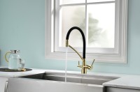 Смеситель для кухни SIEGEN, золото, Si213111-G, Paulmark