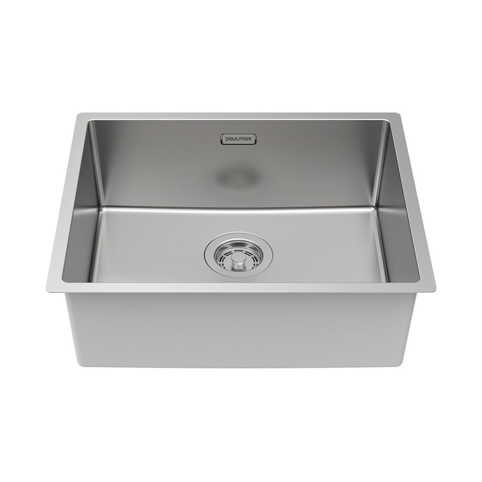 Мойка LASSAN 54 UNI, нерж. сталь, LA54-BS, брашированная нерж. сталь, 540х440мм, Paulmark