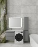 Тумба подвесная STYLE LINE "Даллас 120" Люкс Плюс серая под раковину ESTETUS Даллас 1200*480 левый