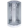 Душевая кабина Niagara Ultra NG-7012-01 (120х120х220) низкий поддон(16см),стекло прозрачное с рисунком,4 места