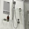 Душевая кабина Niagara Standart ST90/15Q/BK (90х90х200) квадрат,поддон 15см,распашная,проф.белый,без крыши,3 места