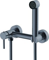 Смеситель Splenka настенный с гигиеническим душем S99.51.07 Серый