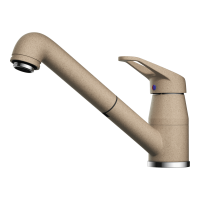 Смеситель для кухни Omoikiri Tateyama-S-CA латунь/карамель