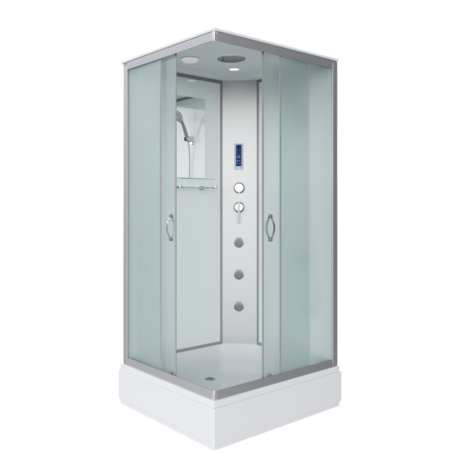 Душевая кабина Niagara Classic NG-33984-14QF (90х80х215) средний поддон(26см),стекло матовое,4 места