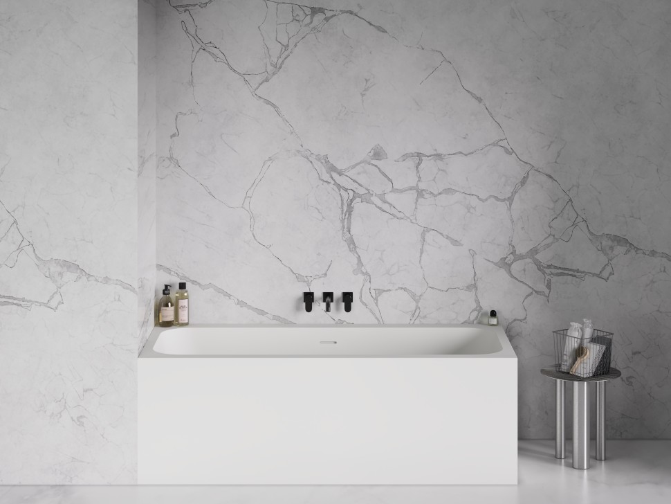 Ванна встраиваемая ORNELLA 160x70 KIT покраска по RAL полностью S-Stone Матовое