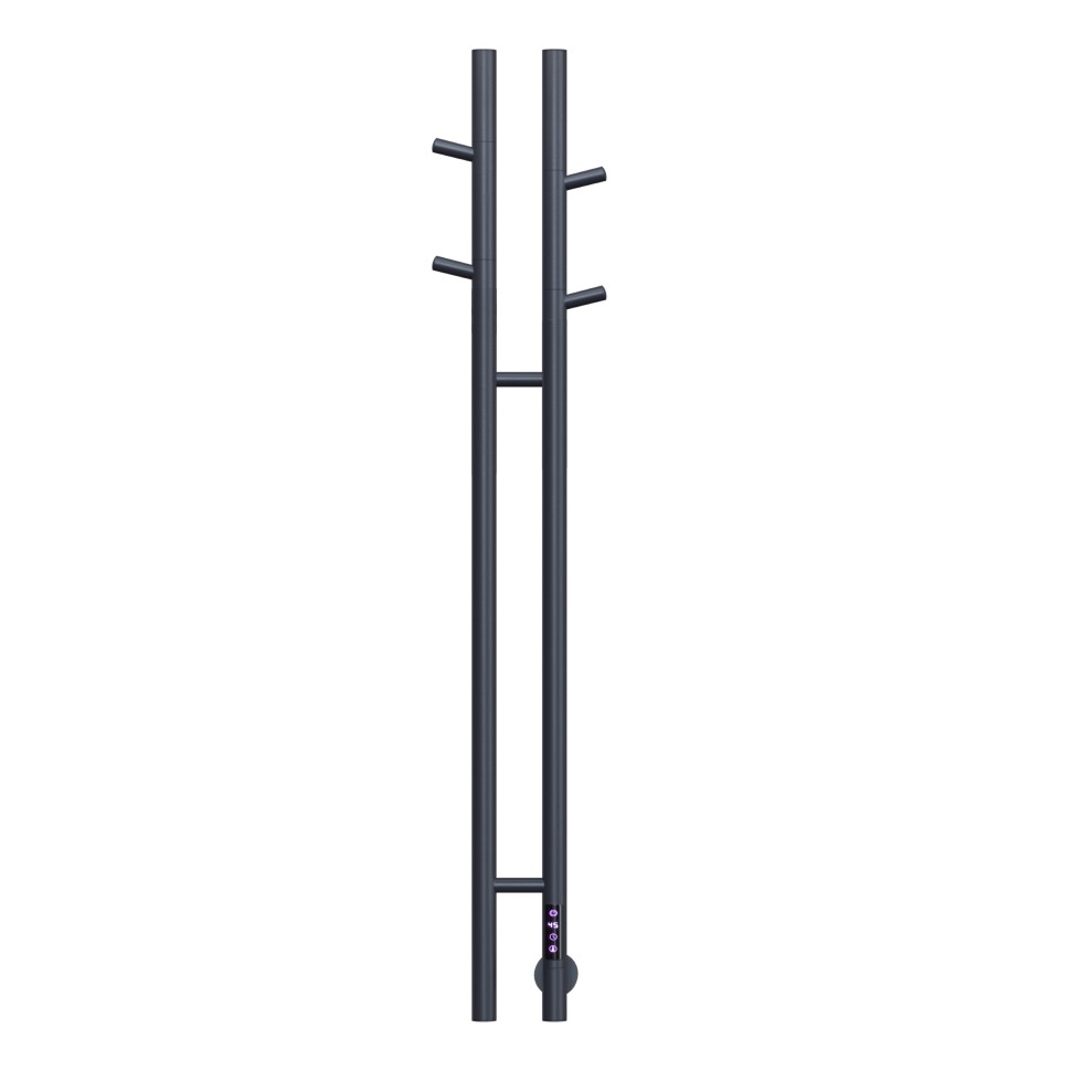 Полотенцесушитель электрический Vincea VTD-1D2GE 25х130, графит, таймер