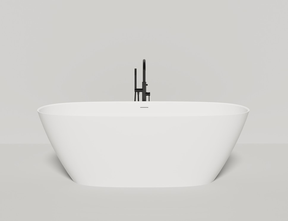 Ванна отдельностоящая SOFIA 185x90 покраска по RAL полностью S-Stone Матовое