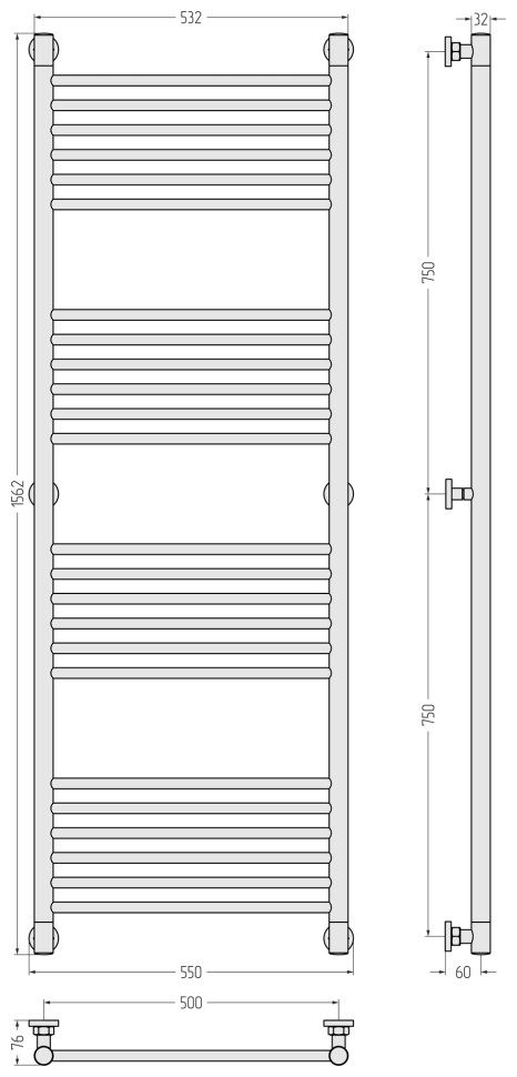 Богема+ прямая 1500х500