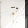 Встраиваемая душевая система TEORA, Золото брашинг