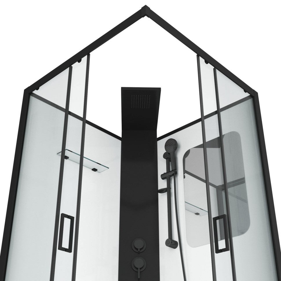 Душевая кабина Grossman Elegans GR250Q (100х100х217) дверь раздвижная,5 мест