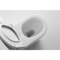 Унитаз приставной Ceramalux белый NS-3176