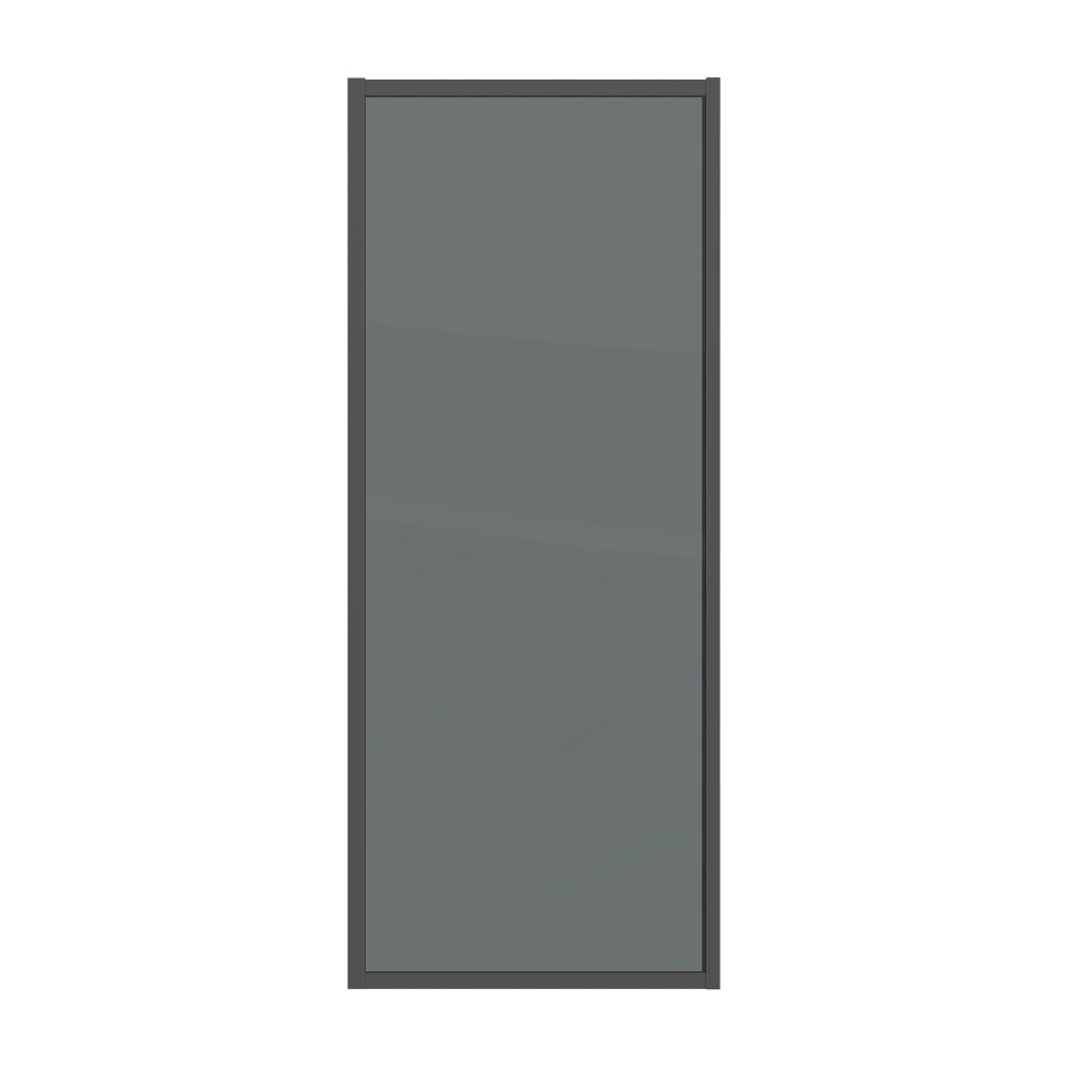 Боковая стенка Grossman Style 200.K33.05.80.21.10 (80х195) черный матовый,стекло тонированное, 1 место