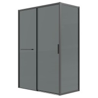 Боковая стенка Grossman Style 200.K33.05.80.21.10 (80х195) черный матовый,стекло тонированное, 1 место