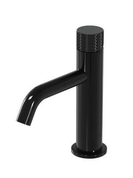 Смеситель для раковины MILLEAU Tissage ML0321KLS-GB, Черный глянец