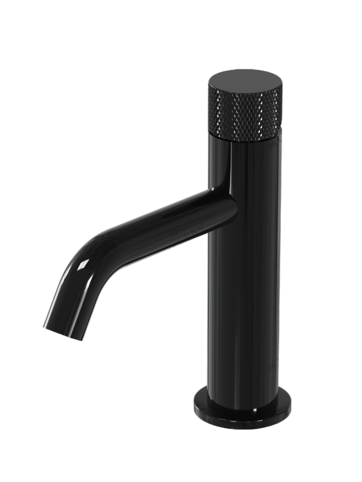 Смеситель для раковины MILLEAU Tissage ML0321KLS-GB, Черный глянец