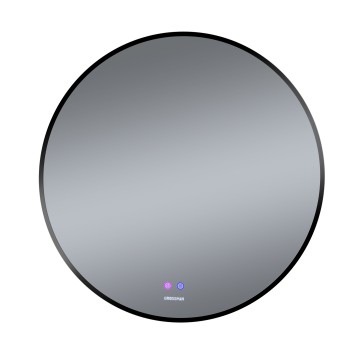 Зеркало COSMO-норма BLACK (700*700*45) LED с сенсорным выключателем и подогревом