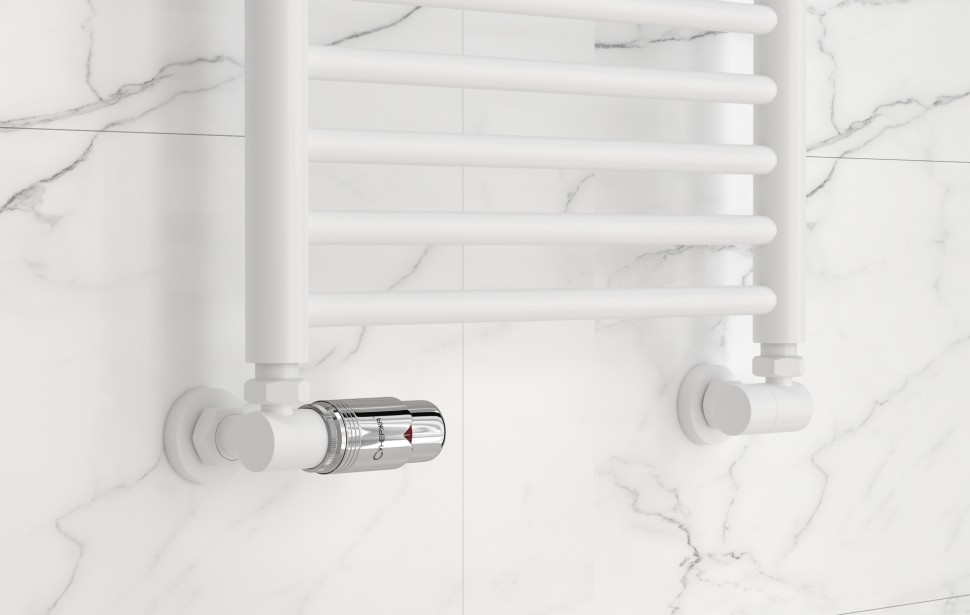 Автоматический терморегулятор 3D левый (G 1/2" НР х G 3/4" НГ)