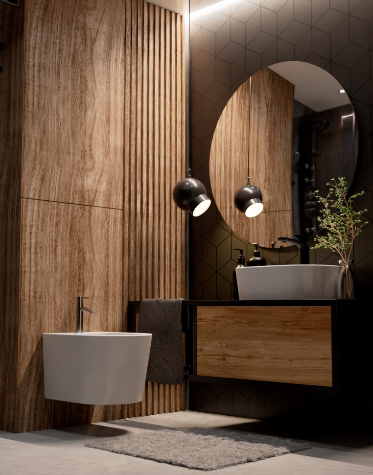 AQM2101 Биде подвесное с отв под смеситель, с переливом 515x360x345мм