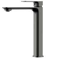 AQM6314GM Monza Смеситель для раковины однорычажный, серый матовый