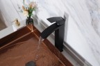 Смеситель высокий для раковины Gid Victoria L120-BM-D L120BMD черный матовый
