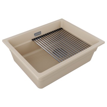 Мойка LUMI-PRO 55 UNI, IT-GRANIT, LU-PRO 55-LA, латте, 550х450, Paulmark