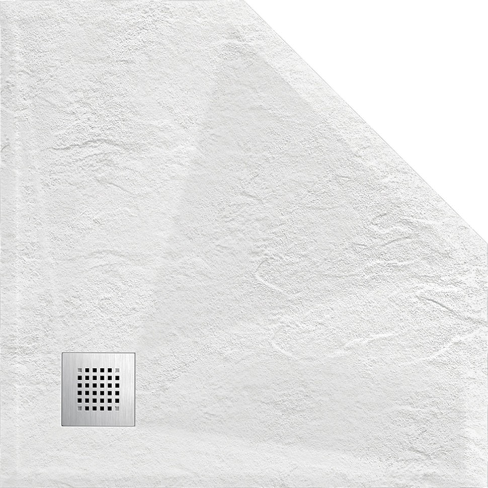Поддон для душа из искусственного камня VST-4SP1010W, 1000*1000*25, белый матовый