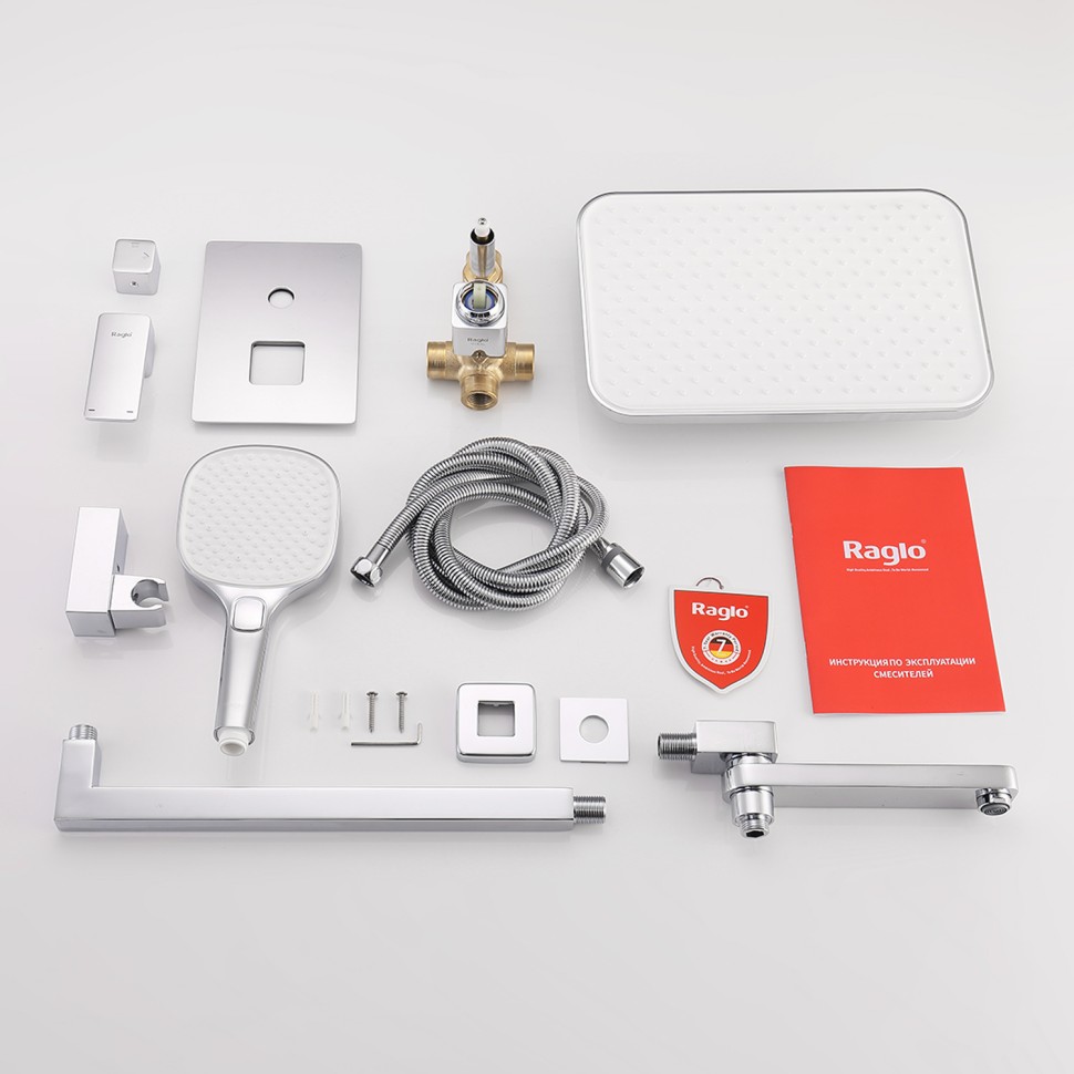 Душевая система Raglo встраиваемая R30.27 Хром