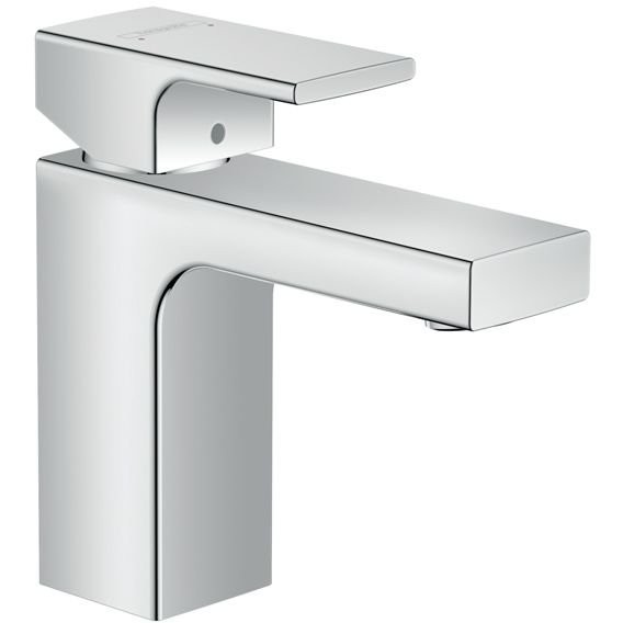Смеситель Hansgrohe Vernis Shape для раковины, излив 10 см, с донным клапаном, цвет: хром 71568000
