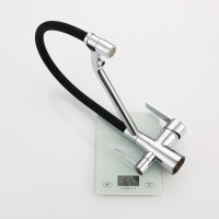 Смеситель Raglo для кухни со съемным гибким изливом, с магнитным фиксатором излива, с подключением фильтра питьевой воды R80.62 Хром