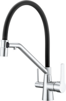 Смеситель Raglo для кухни со съемным гибким изливом, с магнитным фиксатором излива, с подключением фильтра питьевой воды R80.62 Хром