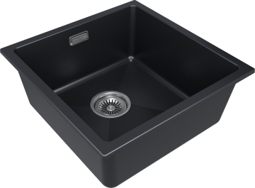 Мойка LUMI 45UNI, IT-GRANIT, LU45-AN, антрацит, 455х460, Paulmark