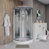 Душевая кабина Niagara Ultra NG-702-01 (100х100х220) низкий поддон(16см),стекло прозрачное с рисунком,4 места