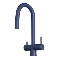 Смеситель для кухни Omoikiri Akita-S-IB латунь/indigo blue