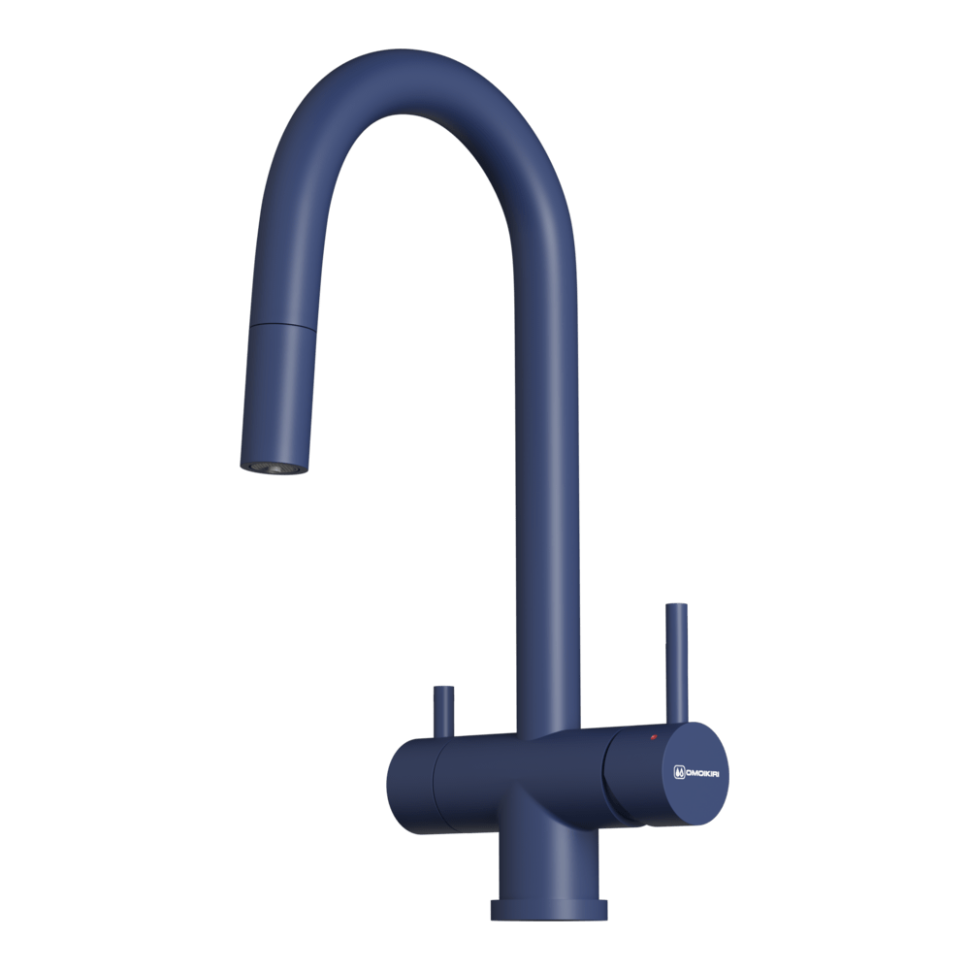 Смеситель для кухни Omoikiri Akita-S-IB латунь/indigo blue