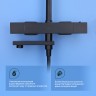 Душевая система Splenka с термостатом для ванны S224.26.06 Черный