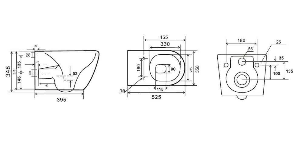 Унитаз подвесной Глобо (Globo) VT1-74T Торнадо, цвет белый, ультратонкое микролифт сиденье