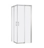 Душевой угол Veconi Rovigo RV-50CH, 1000х1000х1950, хром, стекло прозрачное