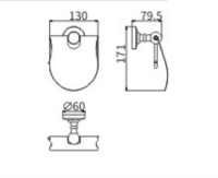 Бумагодержатель 51307