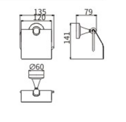Бумагодержатель 57507