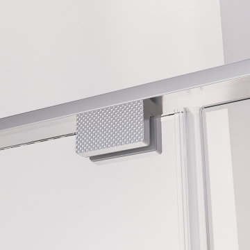Душевой угол распашной Veconi Premium Alassio SP CH, 1400х900x2000, хром, стекло прозрачное осветленное
