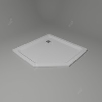 Душевой поддон трапеция RGW LUX/TN-TR 1000x1000