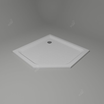 Душевой поддон трапеция RGW LUX/TN-TR 1000x1000