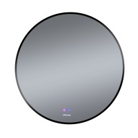 Зеркало COSMO-норма BLACK (800*800*45) LED с сенсорным выключателем и подогревом