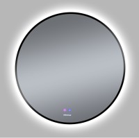 Зеркало COSMO-норма BLACK (800*800*45) LED с сенсорным выключателем и подогревом