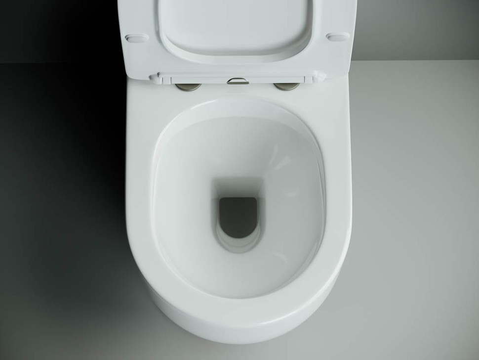 Бачок для унитаза METROPOL Rimless, двойной смыв 3/6 арматура CN4001-T Ceramicanova