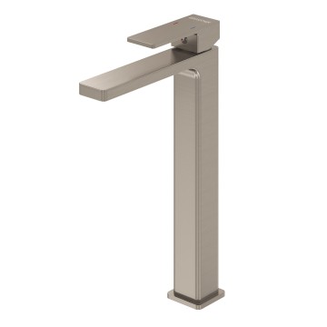 Смеситель для раковины высокий Grossman Style 520.K35.05.120 брашированный никель,1 место