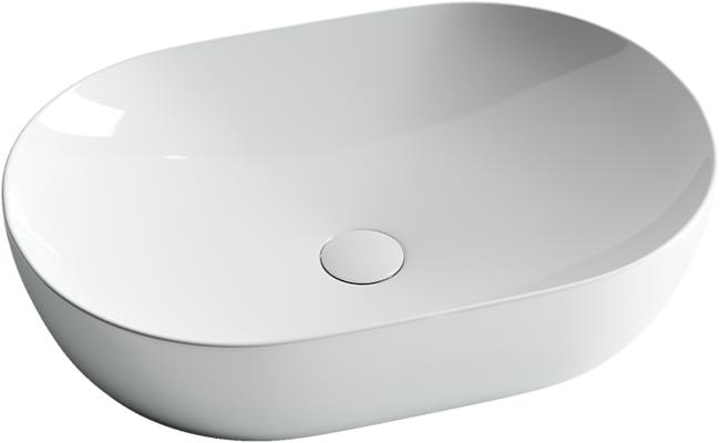 Умывальник чаша накладная овальная Element 600x415x135мм CN5009