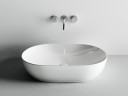 Умывальник чаша накладная овальная Element 600x415x135мм CN5009